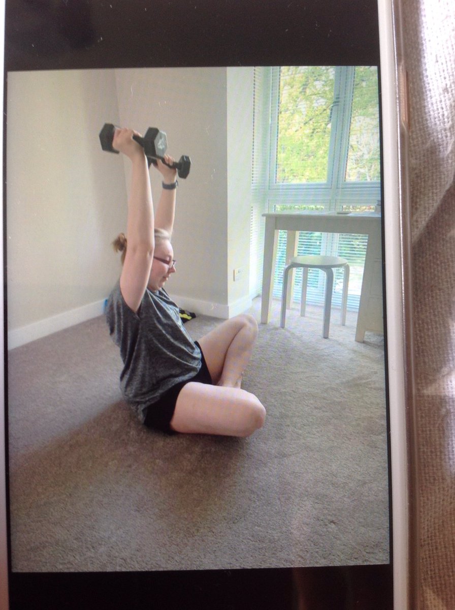 GeorginaMaton's tweet photo. #Lockdown workout session https://t.co/JGLlZW1QZ3