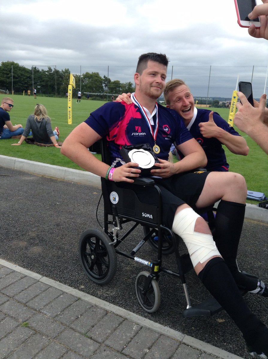 SWWilcats's tweet photo. Strong start but a early injury to officer dan of the Salvation Army, luckily his mum sent a trophy to present him. Here he is with his brave little soldier award #wildcatway #getyourvotesin #prayfordan https://t.co/36iV7pDUZs
