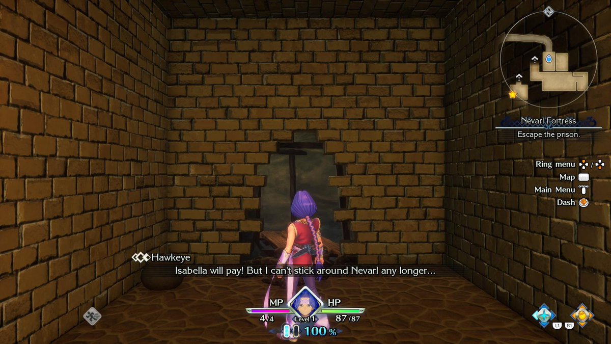 Subtitle text in  #TrialsofMana   is presented four different ways and...just...why? There's speaker name with no background, no speaker name and no background, speaker name with a background, and no speaker name with a background.