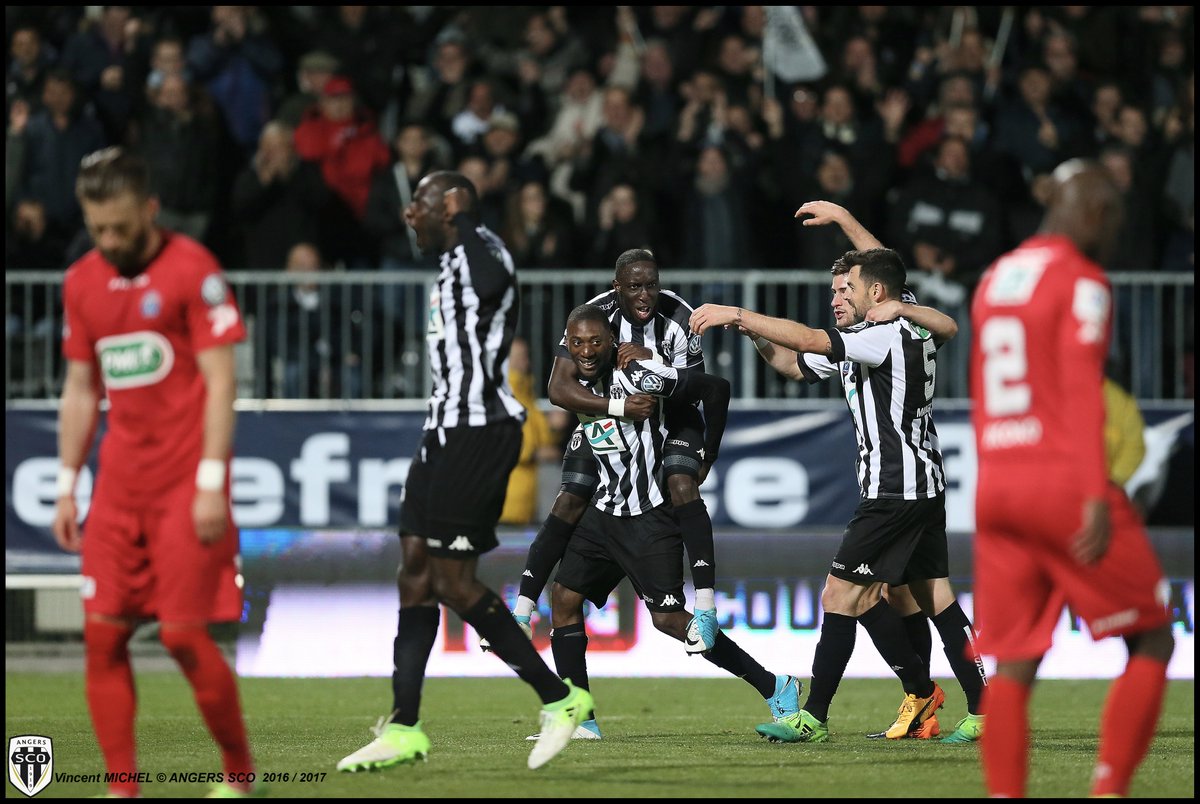 AngersSCO's tweet photo. 🔙 25 avril 2017

À la suite d'un match fort en émotion, le SCO s’imposait 2-0 à domicile face à Guingamp et accédait à la finale de @coupedefrance 2017 !

#SCOMemories https://t.co/mNuRujAEGw