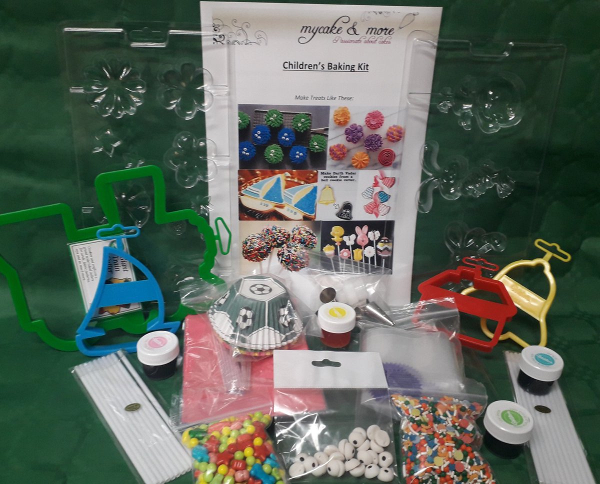 MyCakeAndMore's tweet photo. Why not keep the children entertained while they are unable to go to school, by purchasing one of our 'Children's Baking and Decorating Kits'. 

Kits cost £15 each including UK postage. https://t.co/aMBhEdJwww