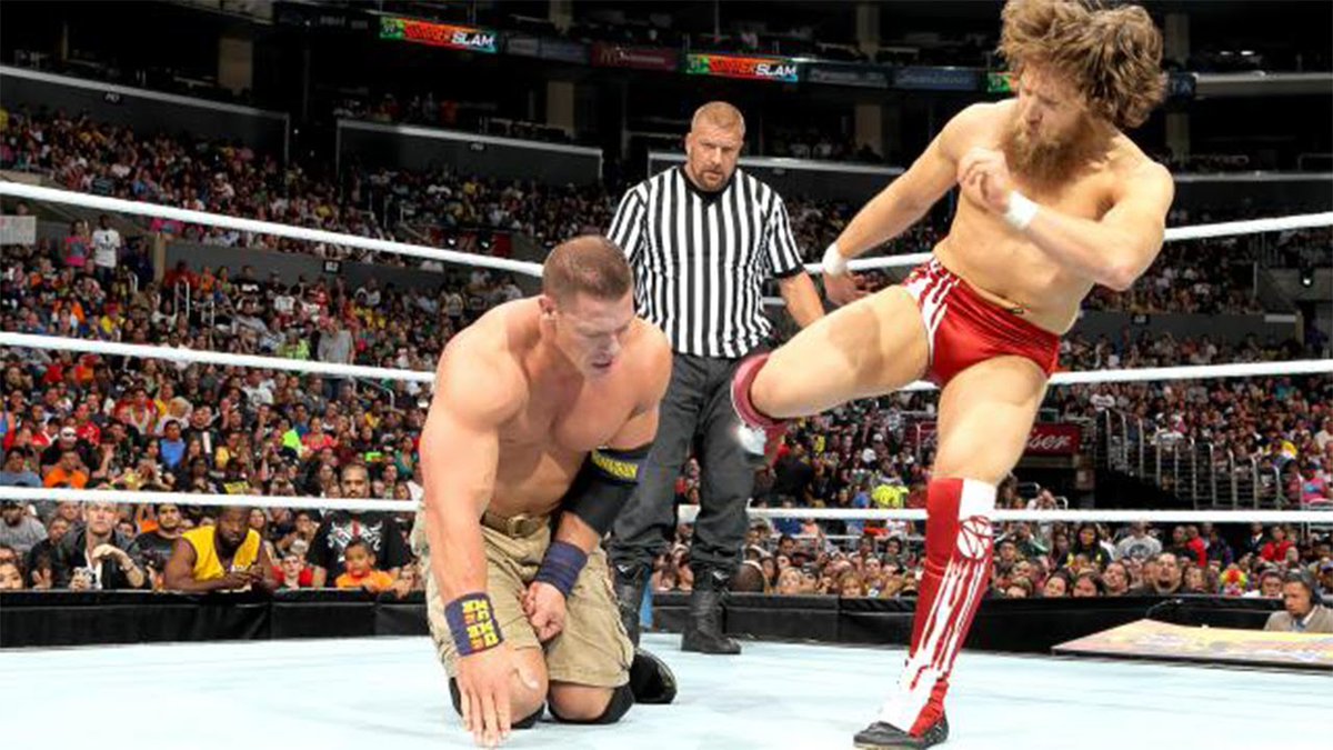 #15 Daniel Bryan vs John Cena: WWE 08/18/13 - I keep becomming convinced this is the best match of either of these two guys career and it really should have ushered in a new era of WWE main events. I pretend the show ends after the running knee.