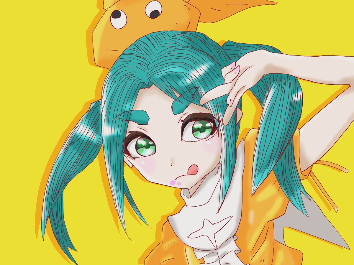 ダン 絵描きアカ A Twitter 斧乃木余接ちゃんを描きました いえーい ピース ピース 物語シリーズ 斧乃木余接 偽物語 絵描きさんと繋がりたい イラスト イラスト好きな人と繋がりたい アイビスペイント 芸術同盟