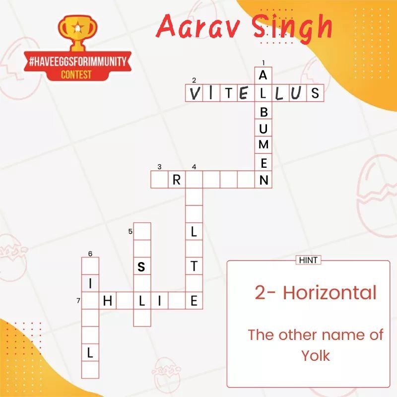 Aarav_Singh28's tweet image. Ans.2} 2 - Vitellus ✨

#HaveEggsForImmunity Eggs for Immunity #EggsForImmunity

🌈 @eggsforimmunity 🌈

@Aka5hKr
@sanketdhende
@karan875
@snow_man_14
@wasimkh00
@ranchikuldeep
@mysterioussu
@avii4ever
@Rittick22
@SunilDSouza_
@JainShantilal12
@Rebel_diaries_1
@Smiley_Bharati