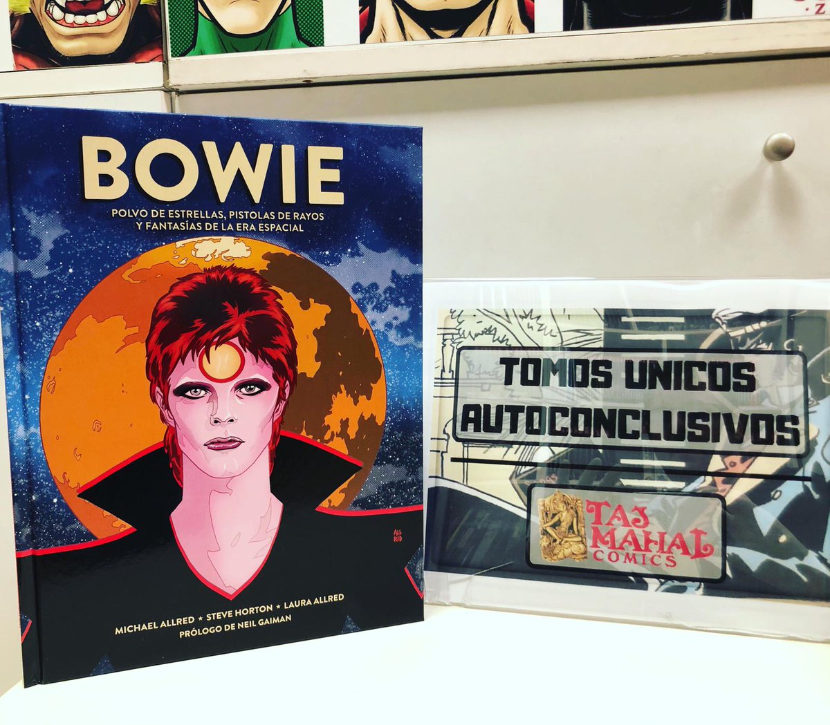 tajmahalcomics's tweet photo. Recomendaciones #tajmahalcomics #bowie ➡️https://t.co/8O1WgpH1Aa #normaeditorial #michaelallred #lauraallred #stevehorton #insightcomics #ziggystardust #tajmahalcomicspuntocom https://t.co/C67rr7uuhp