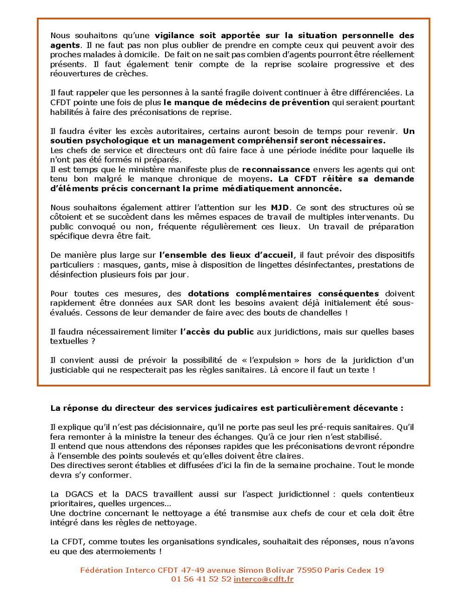interco30's tweet photo. Reprise de l’activité judiciaire ordinaire le 11 mai? Oui mais ne sacrifions pas les magistrats, greffiers et fonctionnaires ! https://t.co/vTJe6ULn61