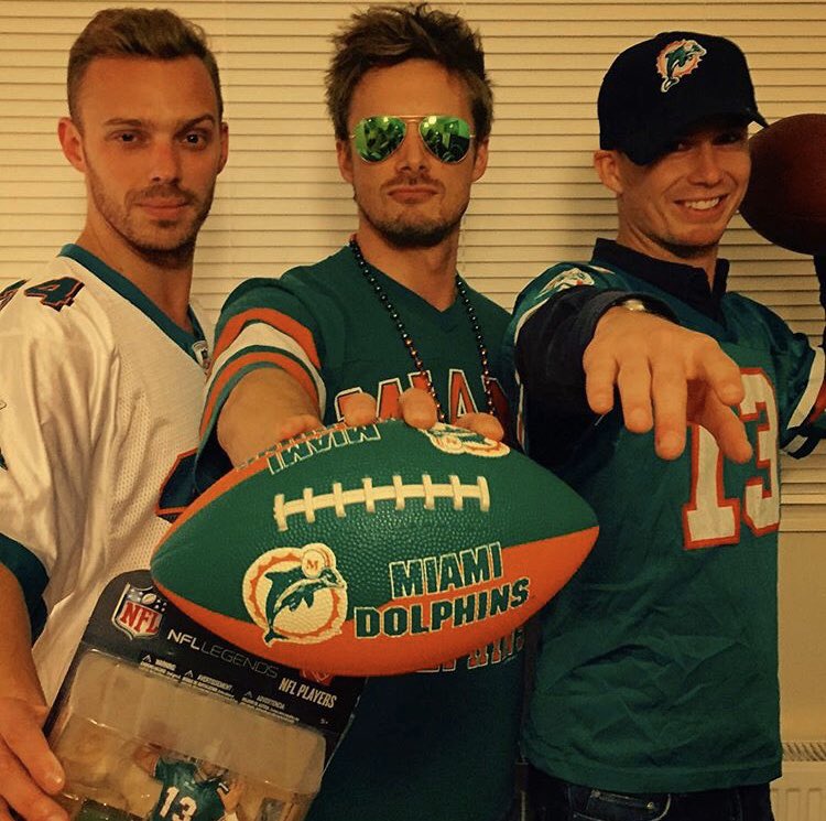Thread of Bradley repping his Miami Dolphins merch!! 