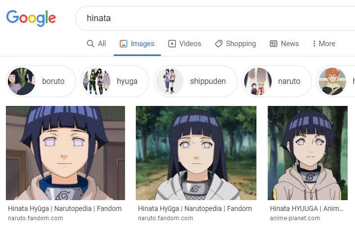 Hinata Hyūga, Narutopedia