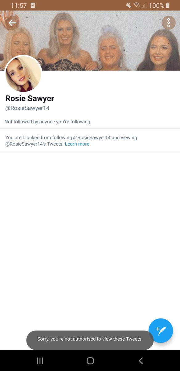 Ahh blocked by Rosie within about ten minutes of this thread. No surprises there.