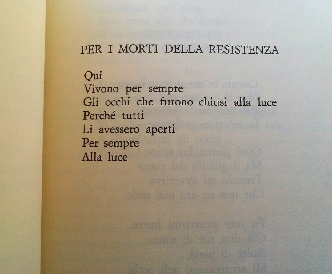 Radix04541431's tweet photo. G. UNGARETTI, Per i morti della resistenza, Nuvole (1968 - 1970) 
#festadellaliberazione 
#25aprile 
#iorestolibero https://t.co/pkXURZHC3X