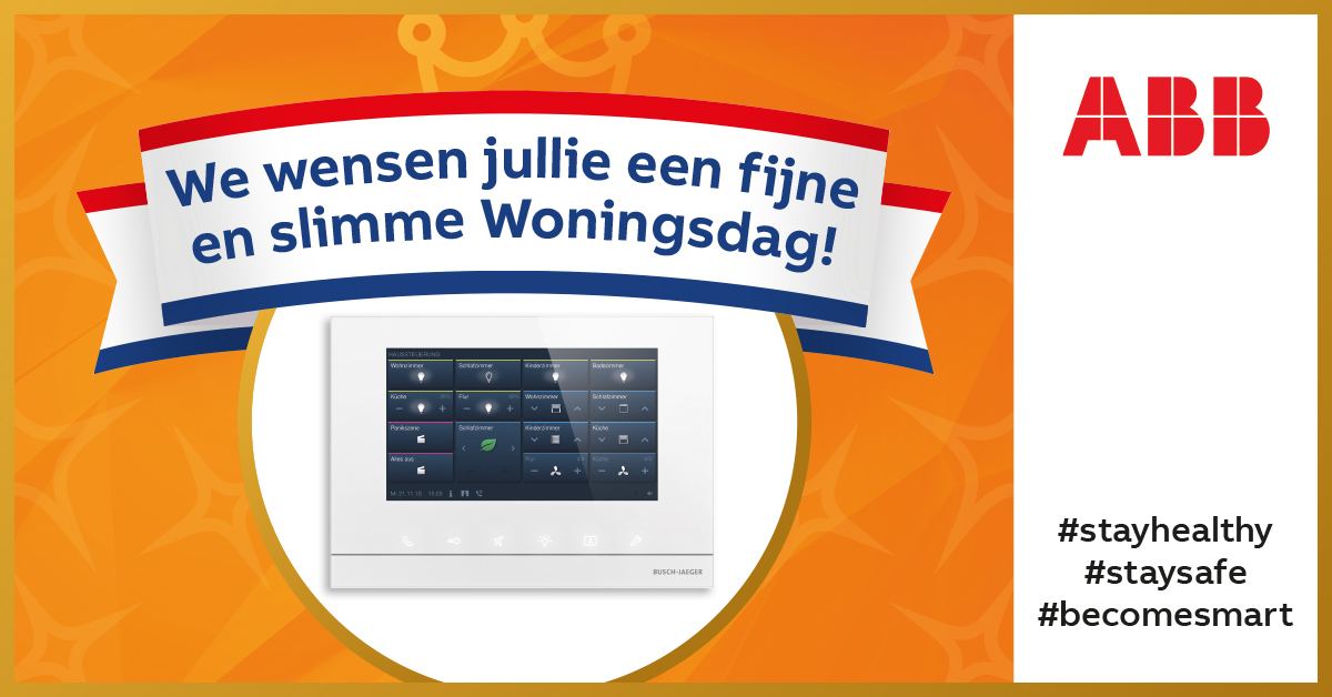 Het is een andere Koningsdag dan dat we gewend zijn, maar namens ABB wensen we jullie allemaal een fijne en slimme Woningsdag toe! bit.ly/slimme-woning