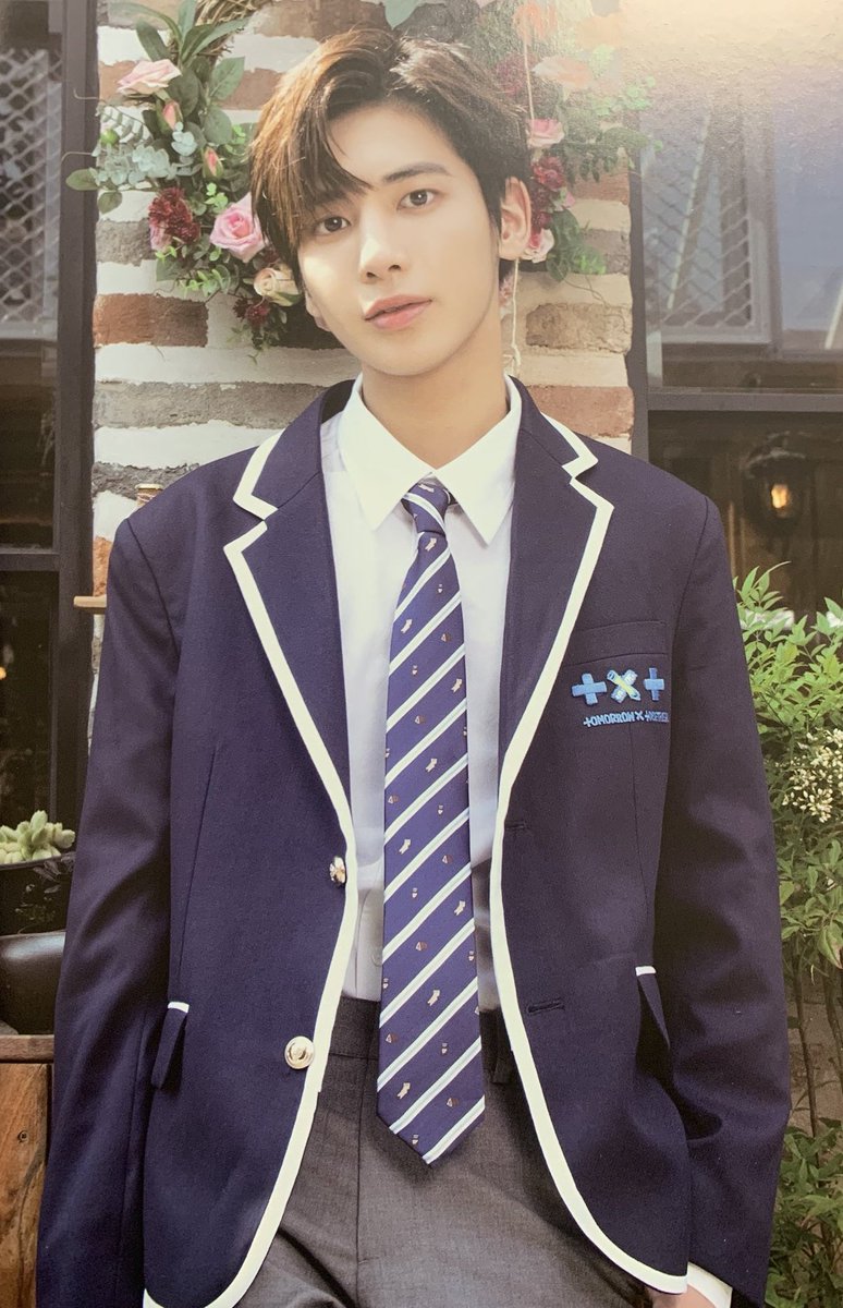 while wearing school uniform  @TXT_members