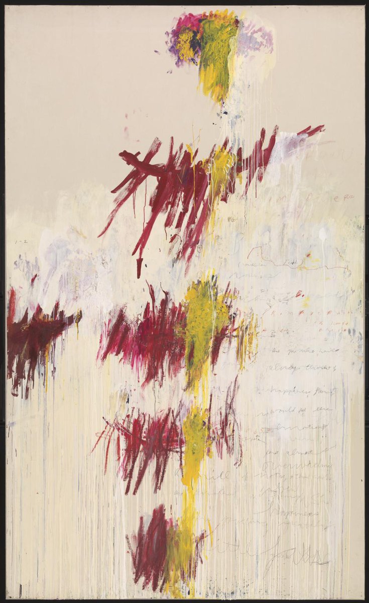 'I look at artists I'm inspired by. Art comes from art.' - Cy Twombly, born #onthisday in 1928. This painting by the artist represents spring. bit.ly/2x1Fbik