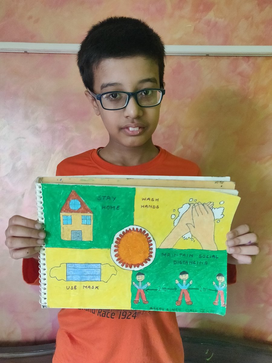 abhijeetpratap's tweet image. Aarav Singh
S/O Abhijeet Pratap Singh
Class IV G      DPS Noida
 @crpfindia #CRPF 
#CRPFPosterChallenge #crpfindia #FightAgainstCOVID19