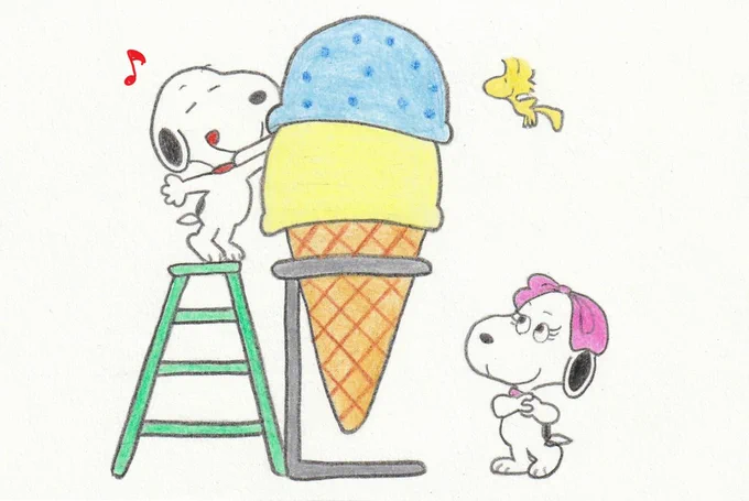 #イラスト #スヌーピー #illust #snoopy 