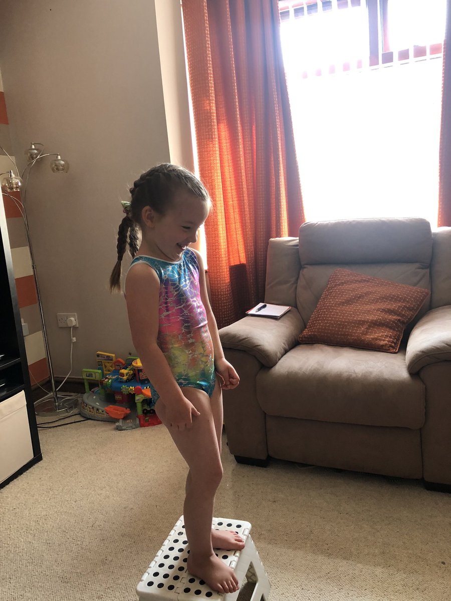 DLawrence85's tweet photo. Morning of gymnastics!After a technical hiccup we eventually joined #Luketheledge @LukeRjcarpenter @VGAGymnastics for lots of fun. Maisie loved it and giggled throughout. Next a group zoom for YouTube videos and bars with Darcies group @mrs_iles! What a productive morning π€ΈββοΈπ https://t.co/njOJ17h07X