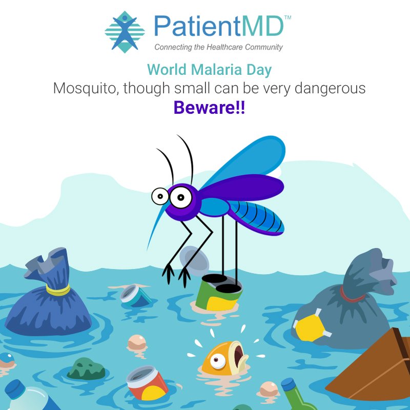 PatientMD's tweet photo. In most cases, malaria is transmitted through the bites of female Anopheles mosquitoes. It is a deadly disease, though being preventable and curable. On this World Malaria Day, let’s take a step closer to a malaria-free world.
https://t.co/pdVoOyfjz8
#WorldMalariaDay #PatientMD https://t.co/NPkmodVFVA