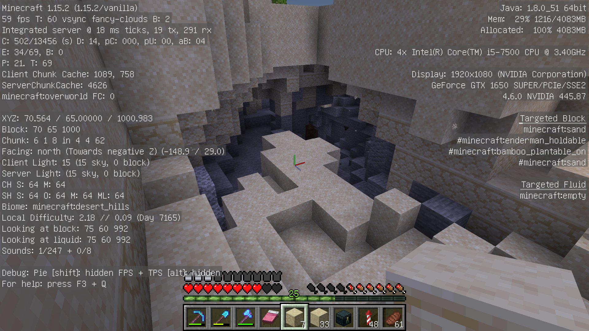 ぶちじぃ 派手に砂が落下した マイクラ マインクラフト Minecraft ぶちじぃ 派手に砂が落下した マイクラ マインクラフト Minecraft
