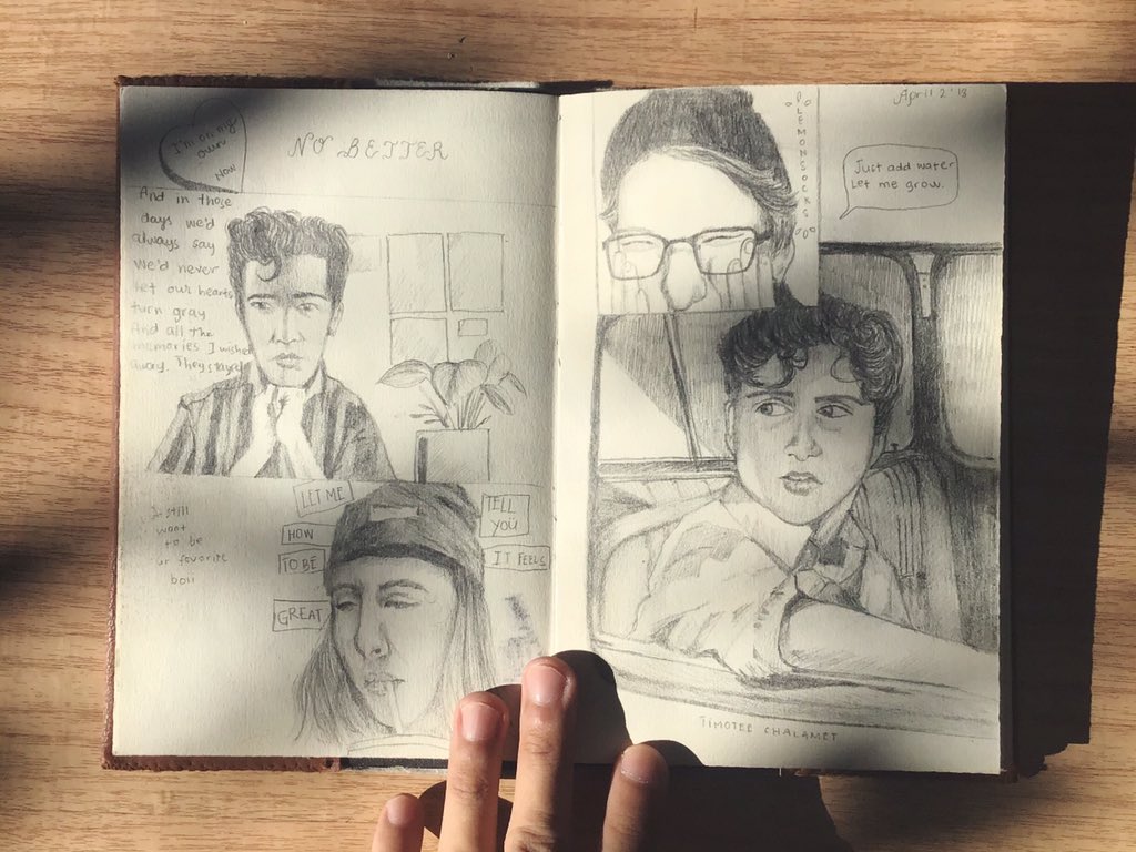 thread of my sketchbook pages from 2018? 