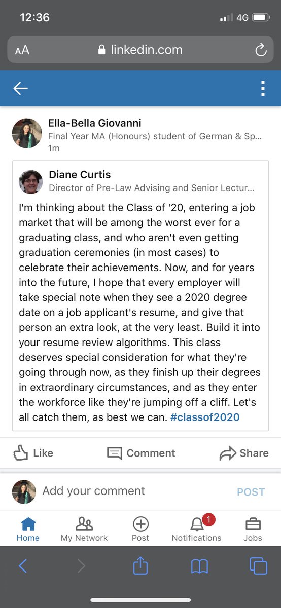 EllaOrBella's tweet photo. #Classof2020 https://t.co/F2qsVWsDpD