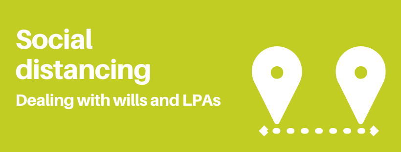 Dealing with wills and LPAs whilst social distancing. If you need it changed or otherwise just let me know.. .bit.ly/3aG9TeN