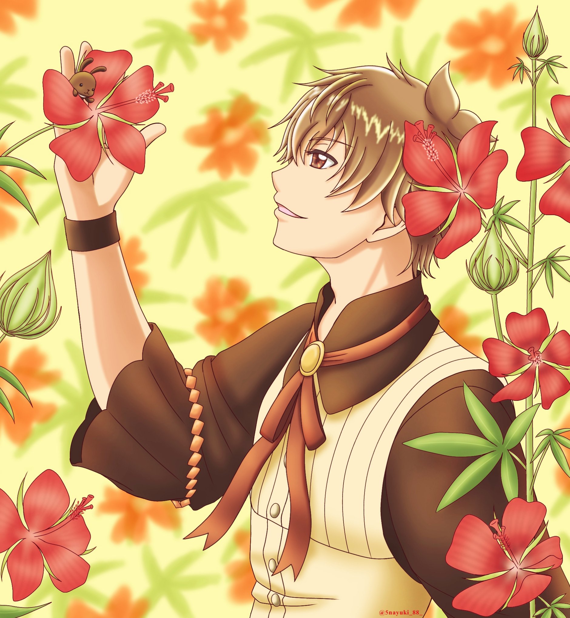 تويتر 菜雪 على تويتر ツキプロ誕生花企画 神無月郁 10月21日 誕生花 モミジアオイ 紅葉葵 花言葉 温和 穏やかさ 優しさ 努力の賜物 まっすぐに成長する所や花言葉がどれも いっくんにピッタリだと思ってこの花にしてみました T Co