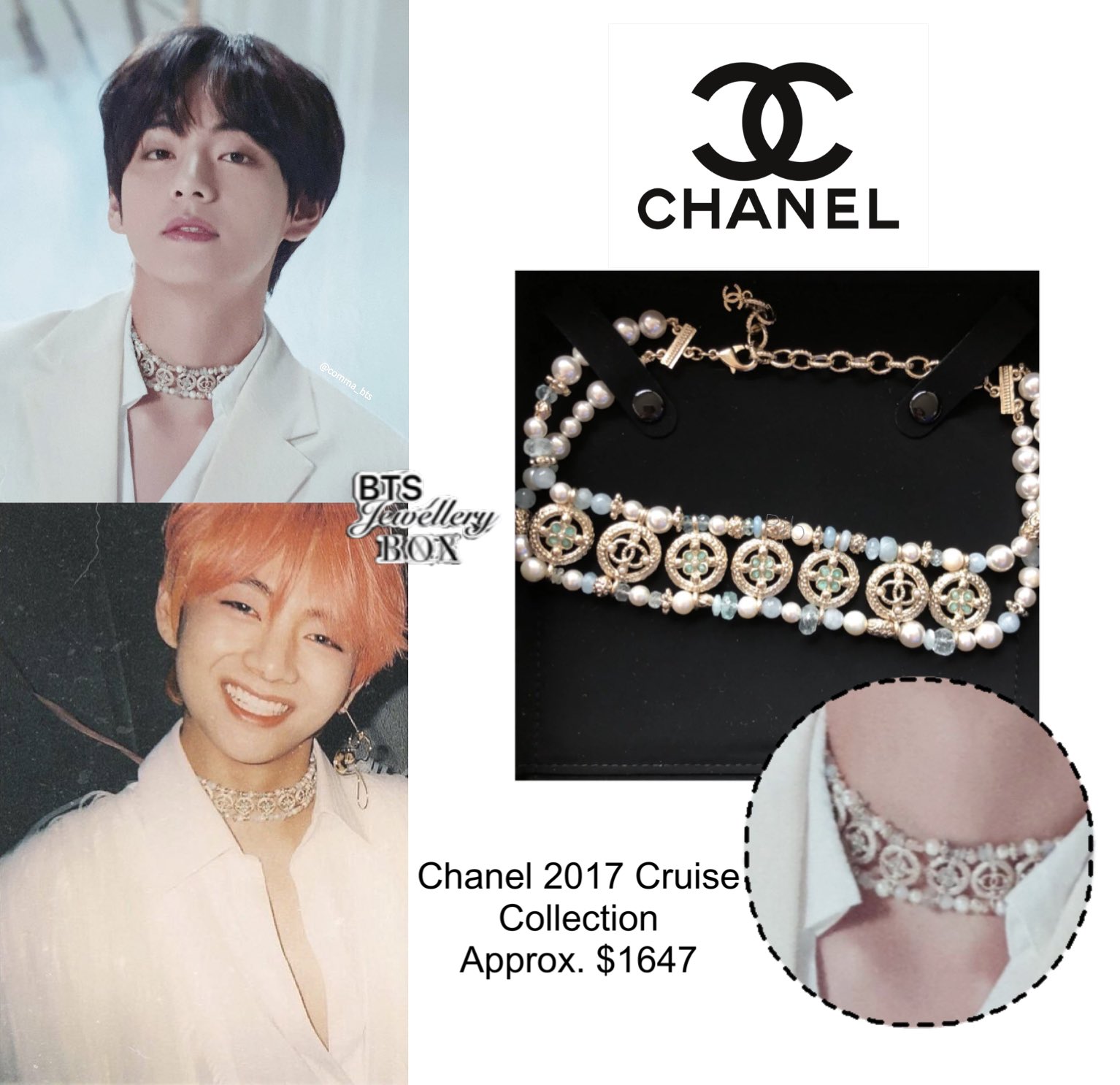 bts v chanel