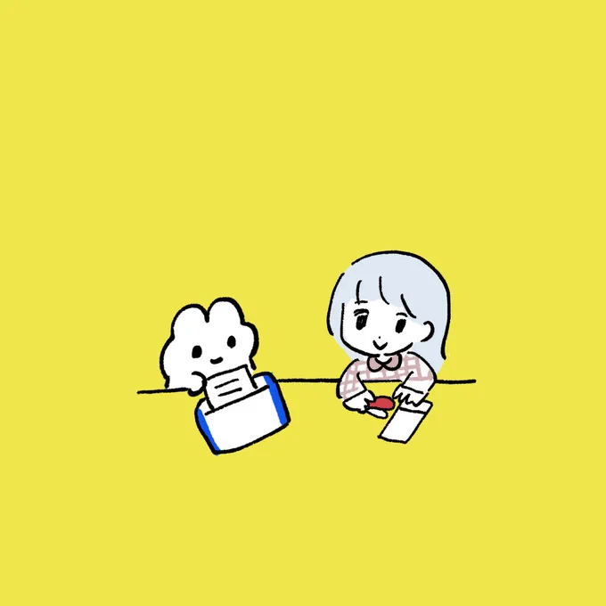 かっちん、こっちん
発送作業をしているよ 