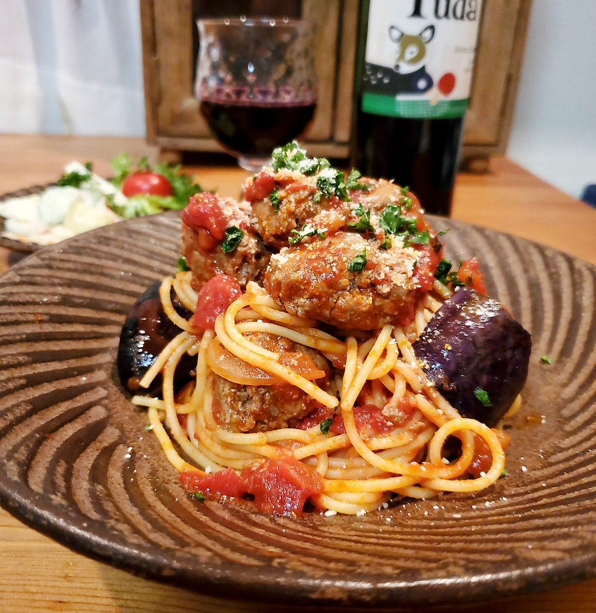 カリオストロの城のミートボールパスタ