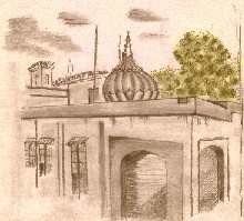Another Hanuman connection is when Begum Alia (Chhattar Kanwal) built a temple in Aliganj in little Islamic style (Dome) and started the tradition of Bada Mangal/Fair will get started from ~1780 onwards.