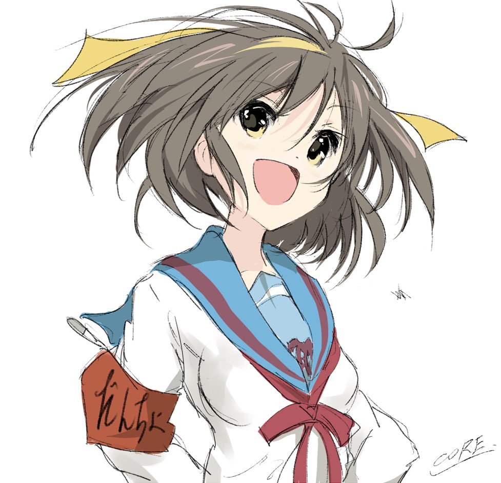 涼宮ハルヒ 「今より楽しい世界を作るわよ❗️ 」|COREのイラスト