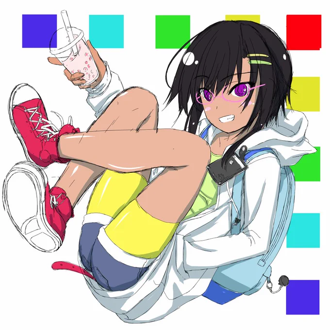 カラーラフってこんな感じでいいんだろうか・・・ 