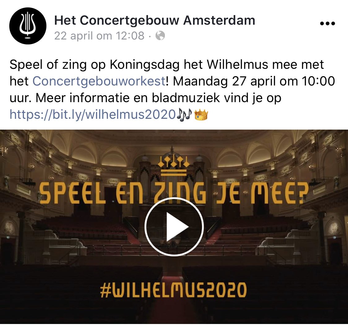 Voor de aankomende feestdag. concertgebouworkest.nl/nl/doe-mee-met…