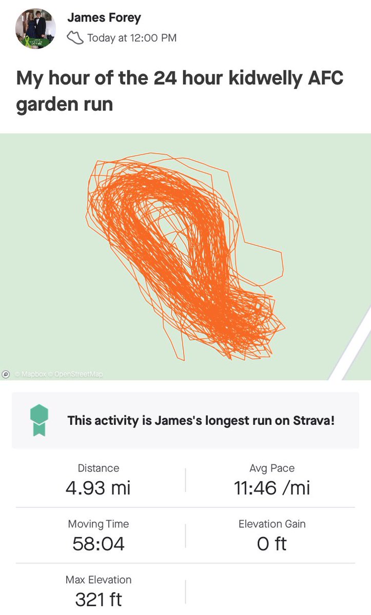 kidtownafc's tweet photo. Our Goalkeeper @forey181 worked his socks off in the first hour of the ‘Big Garden Run 24HR’

All in aid of Glangwili Hospital and Covid-19.

Please support, every little helps:

https://t.co/rFels8KFTX https://t.co/PlMmoeKCFS