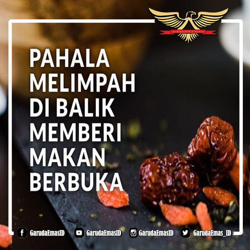 garudaemas_id's tweet photo. Selamat Berbuka Puasa
#GarudaEmas_KamiAda https://t.co/QUrM1pzWZ6