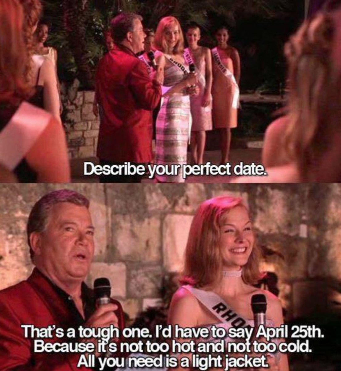 Today is April 25th. No matter what, it will always be the perfect date.