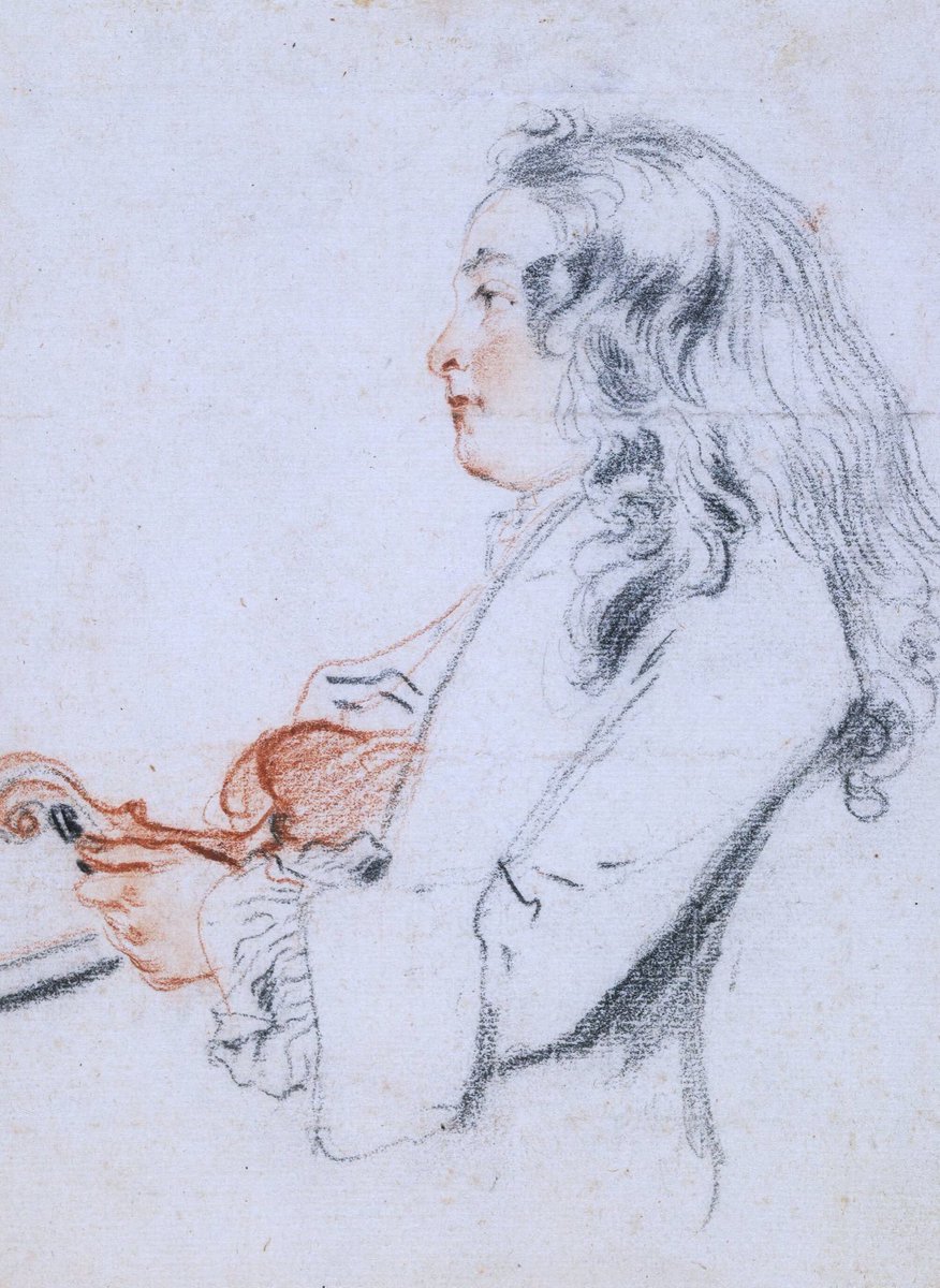 Watteau (1684-1721) was one of the greatest French draughtsmen of the 18th C. The Gallery has a choice collection of his drawings & others by artists such as Picasso, Cézanne, Rembrandt, Klee & Modigliani. Few can match his verb & observation