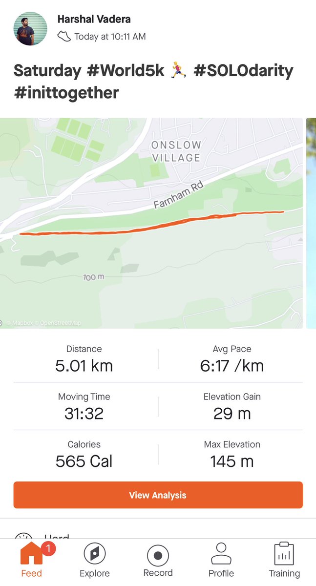 HarshalVadera's tweet photo. Nice 🌞 morning for #RunBSE #SaturdayStroll 🏃‍♂️ #TwoPointSixChallenge to promote #HealthyHeartHealthyMind #World5k. Now time for some R&amp;R 😊 https://t.co/ZU2gZRiBhA