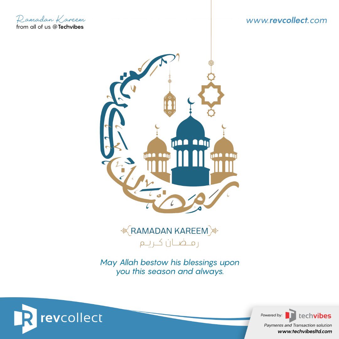 revcollectng's tweet photo. May Allah bestow his blessings upon you this season and always.🌙 #ramadankareem #RamadanMubarak https://t.co/ktoGx3OatW