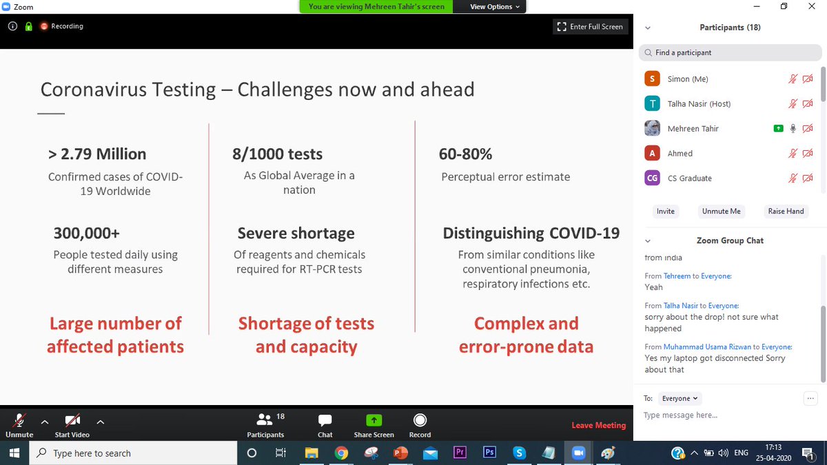 codewithsimon's tweet photo. @mehreentahir16 goes beyond the common gives a session on #ai on #heathcare with some demo demon! LoL
#csharpcorner #mvp #teachpakistan #ml #python https://t.co/mzSVzeIwS3