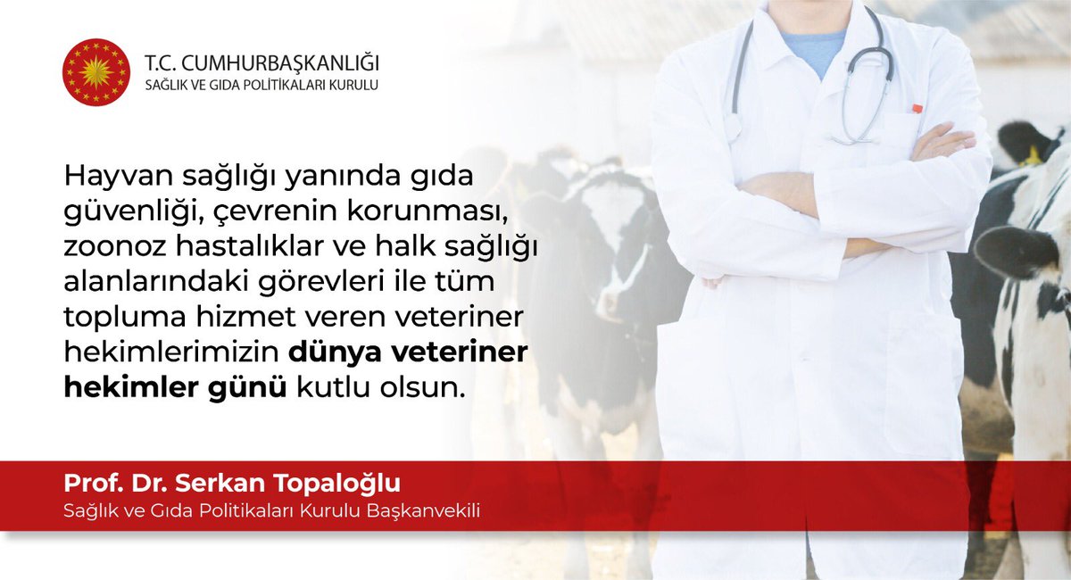 drtopaloglu's tweet photo. #DünyaVeterinerHekimlerGünü https://t.co/fSc35Q6nxS