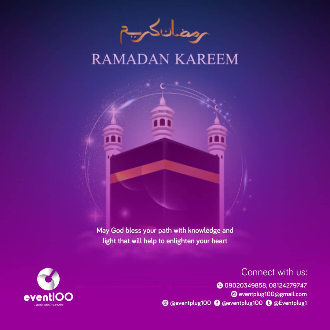 Eventplug1's tweet photo. To our Muslim brothers and sisters we say; Ramadan Kareem. We pray this season brings bliss and heal the world🙏🏼

#StayHome #StaySafe in the #Lockdown https://t.co/GDxic0wbbg