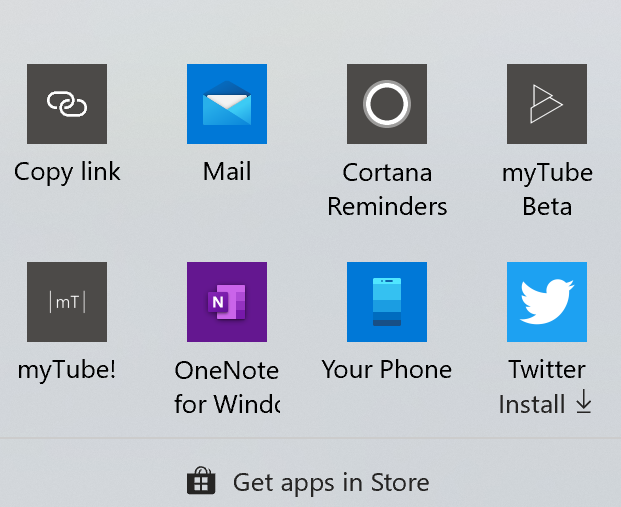 E_CoffeeCocoa2's tweet image. #Microsoft: Biggest s/w company in the world.
Also MS: No share options for @Skype or @Teams in #Windows10.

Let's not blame devs for the failure of #WindowsApps whether #UWP or anything else. This is MS quarter-assing everything; not even half-assing.