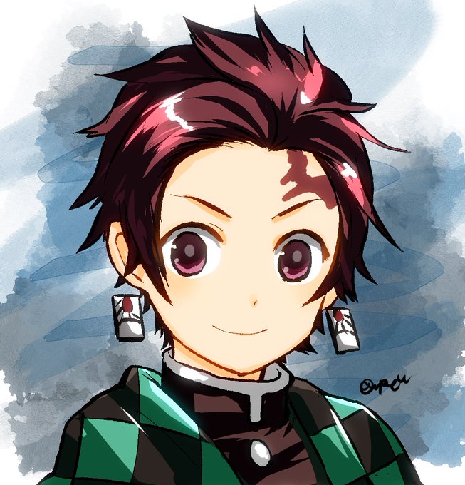 ゆとと/作画「行き止まりカフェ」「いのちの食べ方」さんがTwitterに投稿した竈門炭治郎(鬼滅の刃)のイラスト。