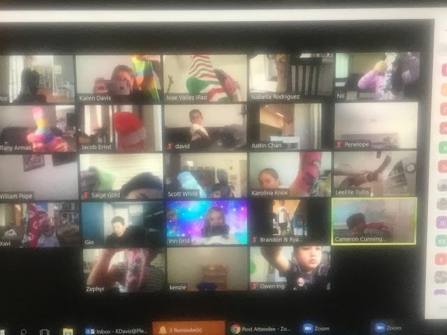 Mrs. Davis had crazy sock day on Friday. Our teachers are keeping the fun going!