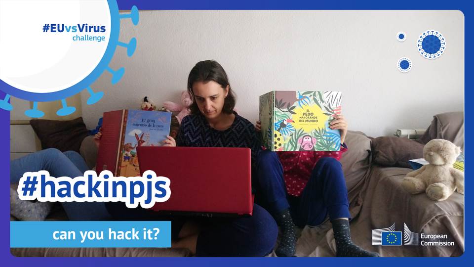 LuciaInigo_CDTI's tweet photo. More than 20k participants #hackinpjs for the #EUvsVirusHackathon today and tomorrow. 2174 from 🇪🇸 Let's rock it and make the difference!! #EuvsVirus #EUSolidarity #StrongerTogether #Togetherwecan
#EsteVirusLosParamosUnidos https://t.co/sC6LJ97T4B