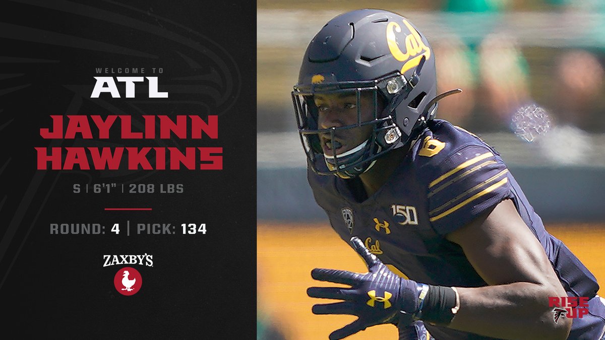 With the 134th pick in the #NFL Draft, we have selected S Jaylinn Hawkins. 

Welcome to Atlanta, @jhawko6! 

📝 - atlfal.co.nz/2yISvZv