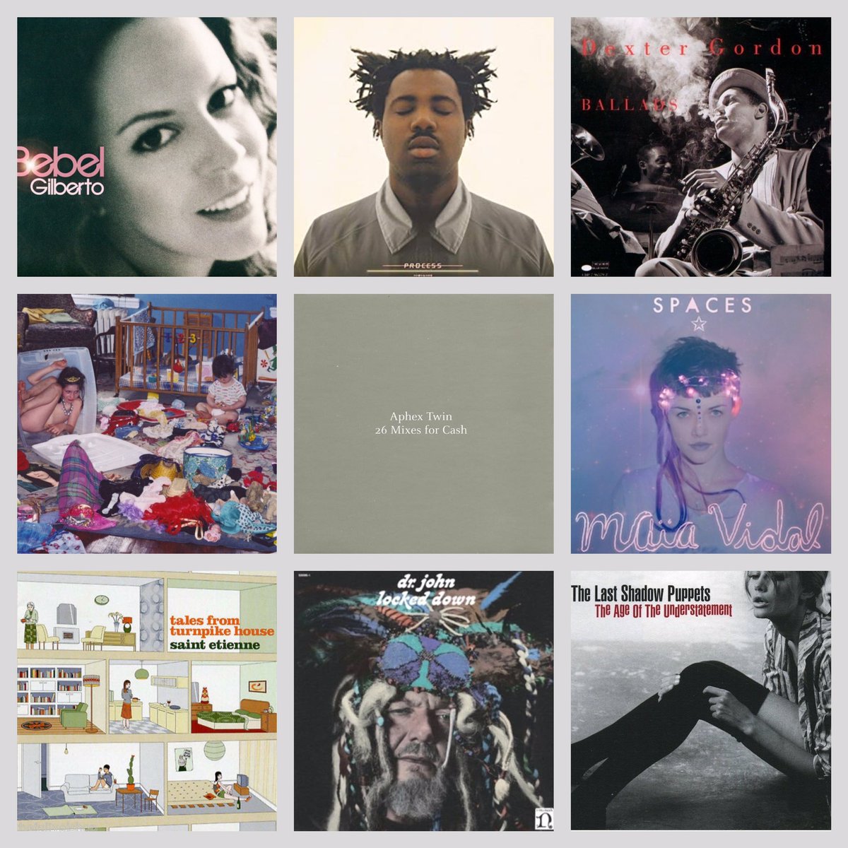 jvrlwg's tweet image. #MúsicaParaCuarentena #chapter43🎵 #KeepCalm #StayHome 🔜 #BebelGilberto #Sampha #DexterGordon #SharonVanEtten #AphexTwin #MaïaVidal #SaintEtienne #DrJohn #TheLastShadowPuppets