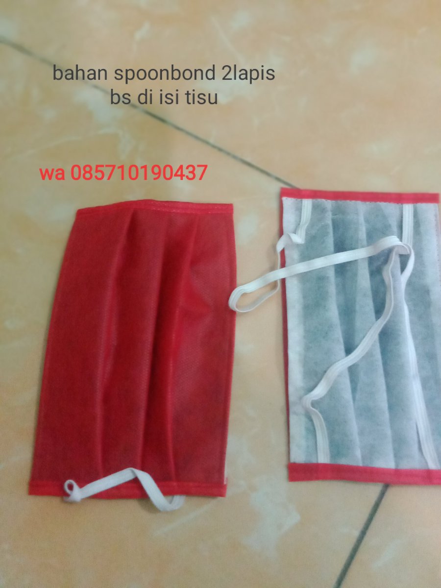 nurulburhani2's tweet photo. #carimasker #maskermurah #jualmasker #buatmasker #produkrumahan
monggo yg cari masker kain bahan spoonbond bs di isi tisu 25k/lusin
tlg bantuan RT ya🙏🙏
minat dm or wa085710199437 https://t.co/KejErNBUT1