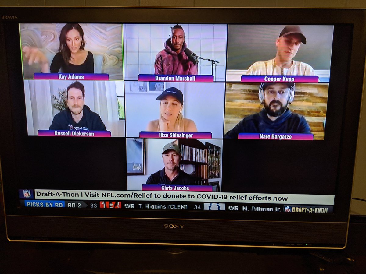 chrisF's tweet photo. Tuning in to #NFLDraftathon to hear @the_USO tour veterans @iliza and @ChrisJacobs talk about how we are continuing to entertain our trips during #COVID19. Learn more and donate at https://t.co/CKQ4eaSasj #BeTheForce #SaluteToService https://t.co/fscVzA7RnN